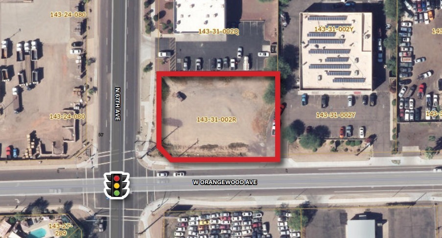 NEC of N 67th Ave & W Orangewood Ave, Glendale, AZ à vendre - Aérien – Image 2 sur 3