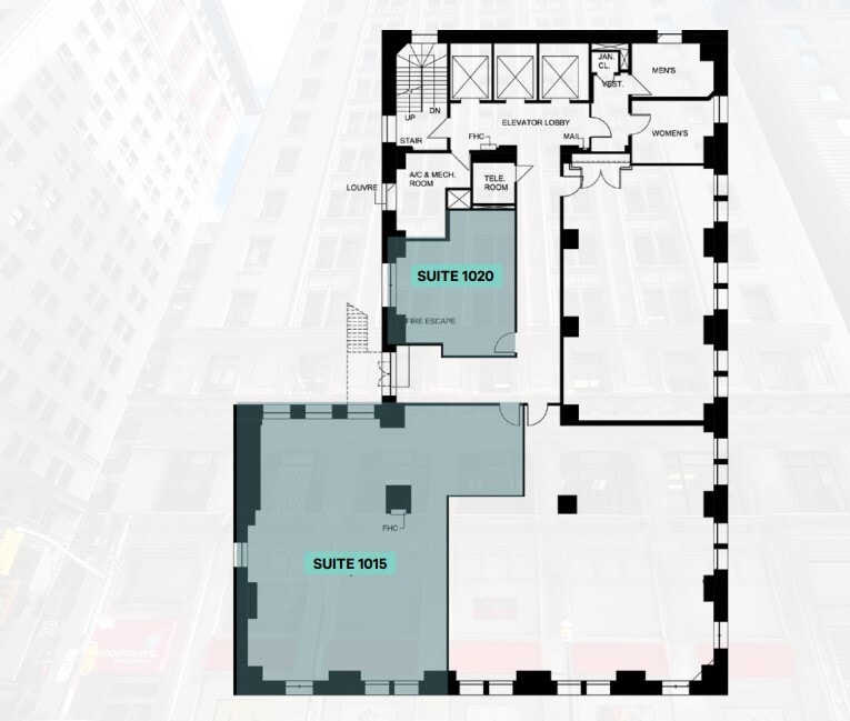 69 Yonge St, Toronto, ON à louer Plan d’étage– Image 1 sur 1
