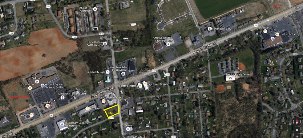 Route 340 & 608, Stuarts Draft, VA à vendre - Photo de l’immeuble – Image 2 sur 2