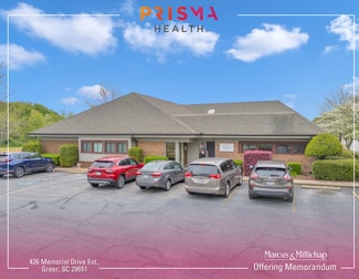 Plus de détails pour 426 Memorial Drive Ext, Greer, SC - Bureau à vendre