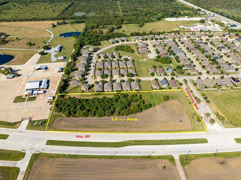 SWC of Hwy 205 S and Endeavour Blvd, Lavon, TX à vendre - Aérien – Image 2 sur 5