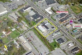 4861-4893 N Broadway St, Knoxville, TN - VUE AÉRIENNE vue de carte