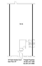 181 E Industry Ct, Deer Park, NY à louer Plan d’étage– Image 2 sur 9