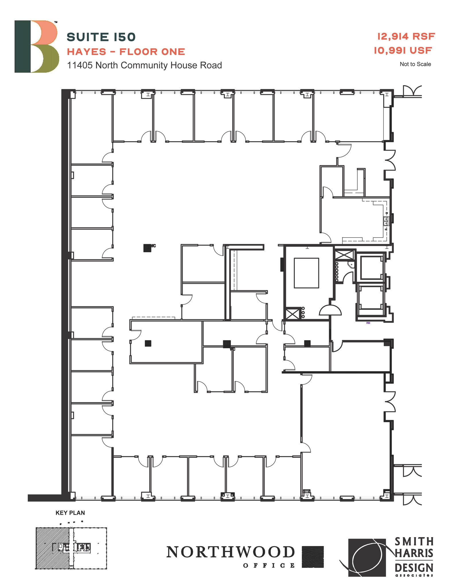 11405 N Community House Rd, Charlotte, NC à louer Plan d’étage– Image 1 sur 1