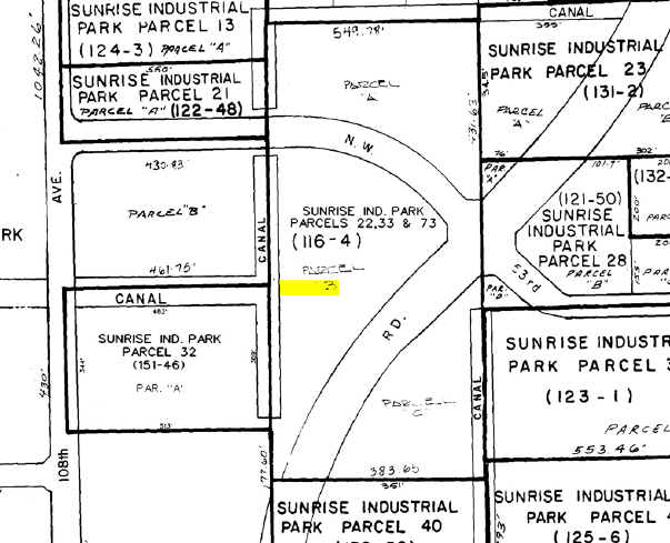 10501 NW 50th St, Sunrise, FL à louer - Plan cadastral – Image 3 sur 8