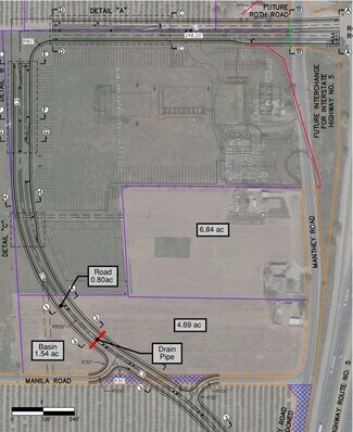 Plus de détails pour 11401-11591 S. Manthey Rd., Lathrop – Terrain à vendre, Lathrop, CA