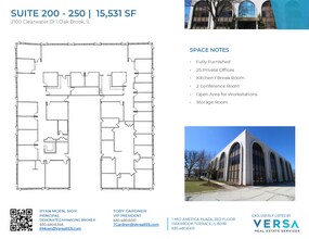 2100 Clearwater Dr, Oak Brook, IL à louer Plan d’étage– Image 2 sur 2