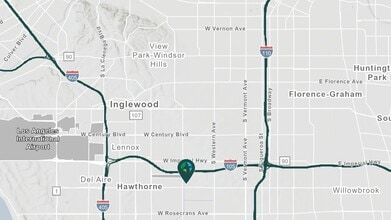 2815 W El Segundo Blvd, Hawthorne, CA - VUE AÉRIENNE  vue de carte
