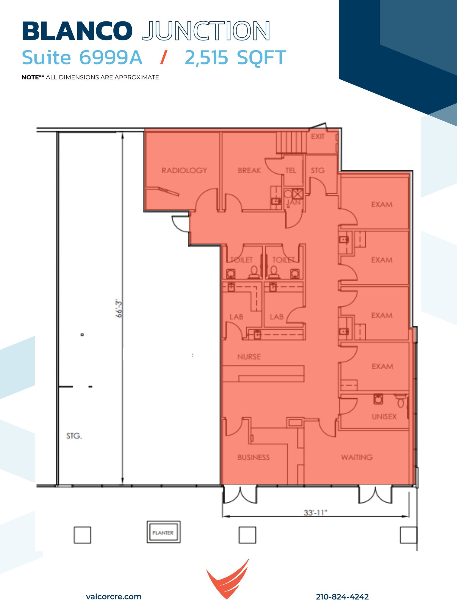 6900-6999 Blanco Rd, San Antonio, TX à louer Plan de site– Image 1 sur 1