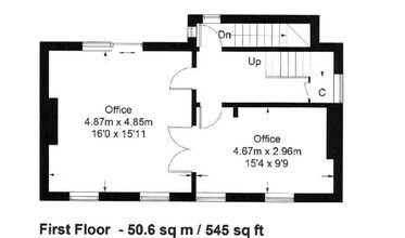 2-2A Banbury St, Kineton à louer Plan d’étage– Image 2 sur 3