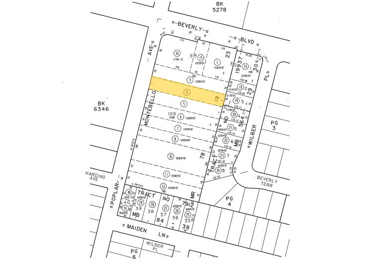 428 N Poplar Ave, Montebello, CA à vendre - Plan cadastral – Image 3 sur 19
