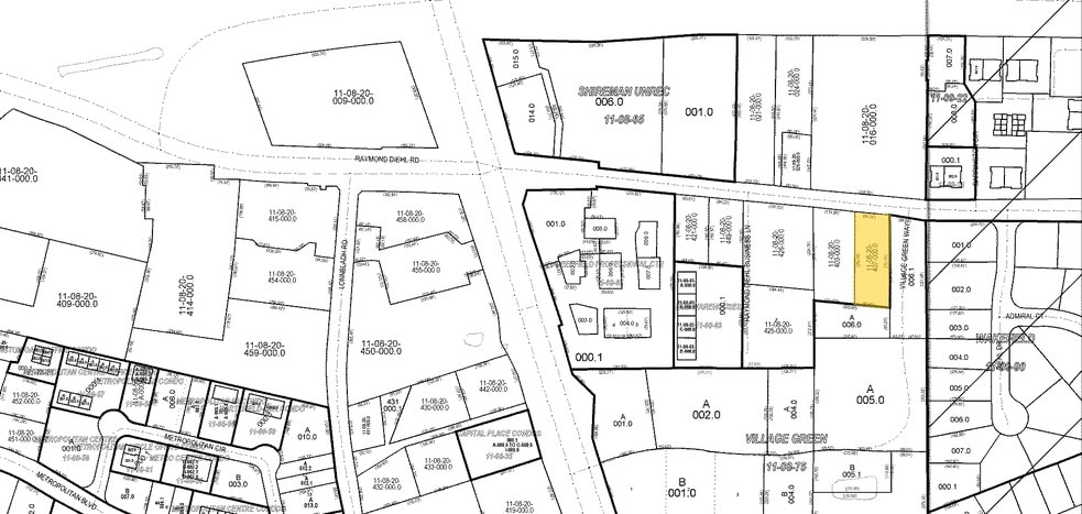 1967 Raymond Diehl Rd, Tallahassee, FL à louer - Plan cadastral – Image 3 sur 3