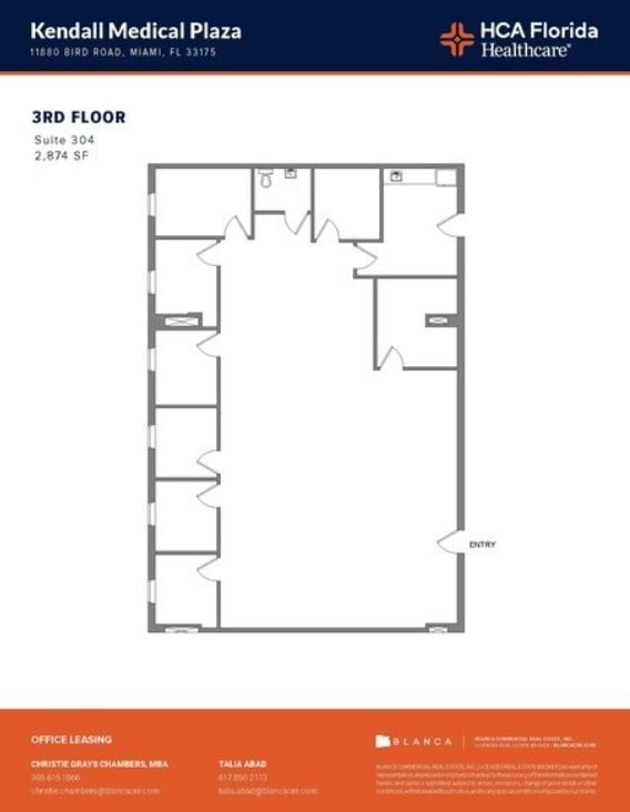 11880 Bird Rd, Miami, FL à louer Plan d’étage– Image 1 sur 9