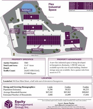 Plus de détails pour 944 E Main Street Ext, Georgetown, KY - Local d'activités à louer