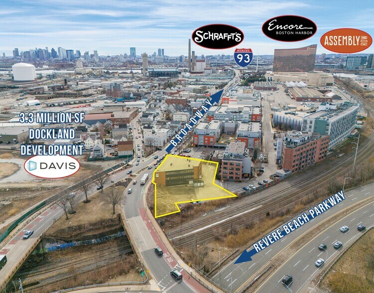220 Broadway, Everett, MA à vendre - Aérien – Image 2 sur 9