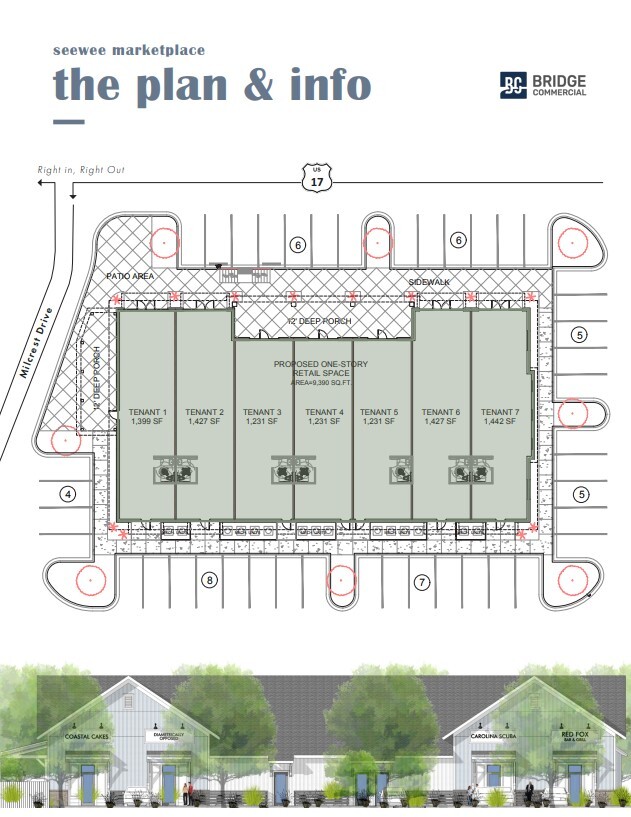6185 17 Hwy, Mount Pleasant, SC à louer Plan de site– Image 1 sur 1