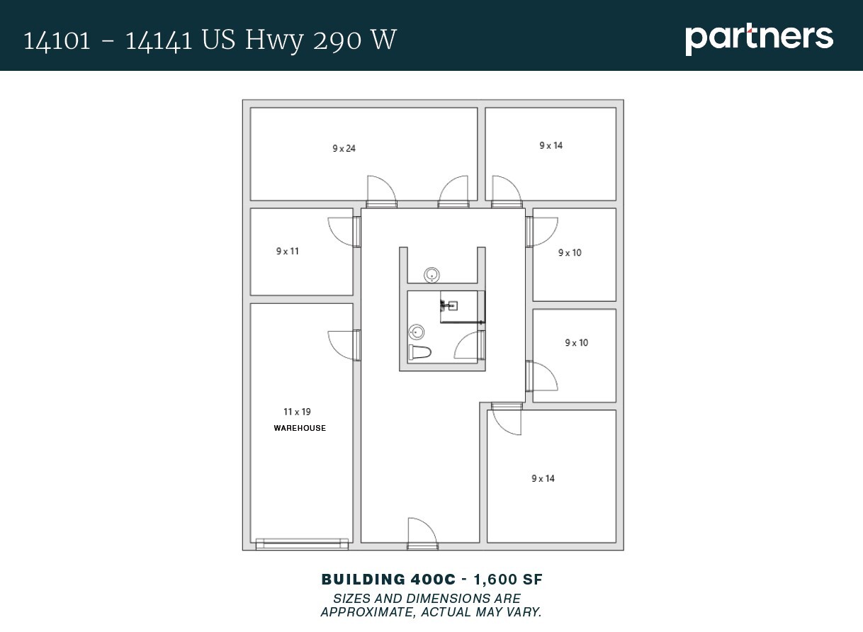 14101 W Highway 290, Austin, TX à louer Plan d’étage– Image 1 sur 1
