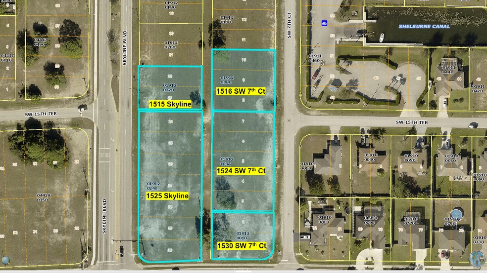 1525 Skyline Blvd, Cape Coral, FL à vendre - Plan cadastral – Image 2 sur 3