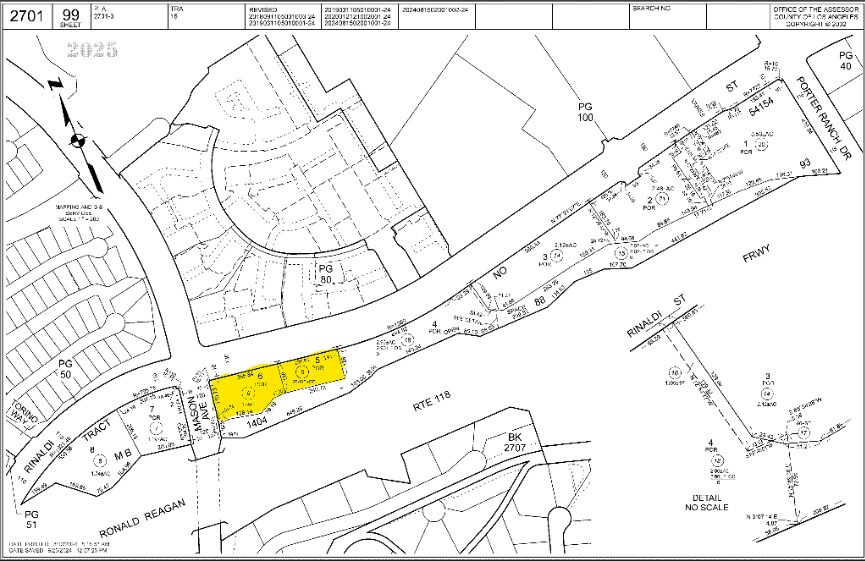 SEC Rinaldi St & Mason Ave, Porter Ranch, CA à louer - Plan cadastral – Image 2 sur 2