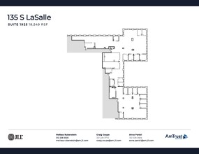 135 S LaSalle St, Chicago, IL à louer Plan d’étage– Image 1 sur 1