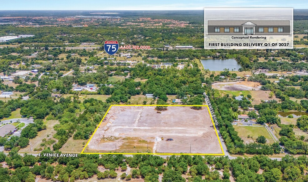 3076 E. Venice Avenue, Venice, FL à louer - Aérien – Image 1 sur 7