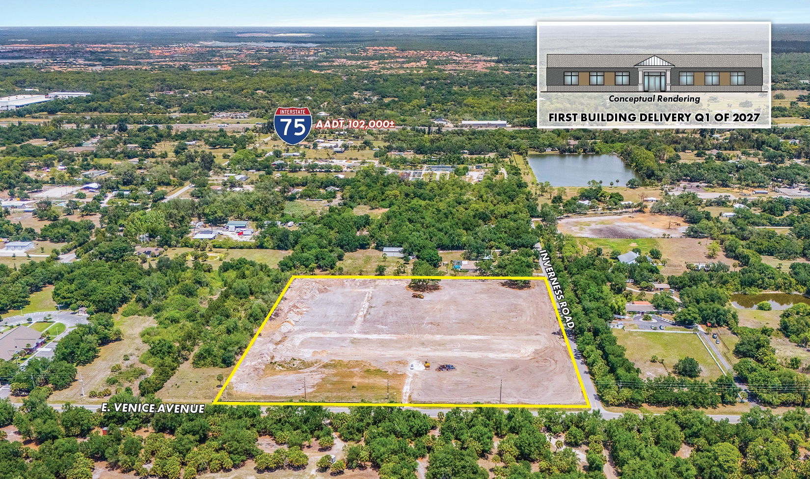 3076 E. Venice Avenue, Venice, FL à louer Aérien– Image 1 sur 8