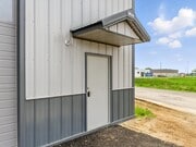 Service Door and Awning