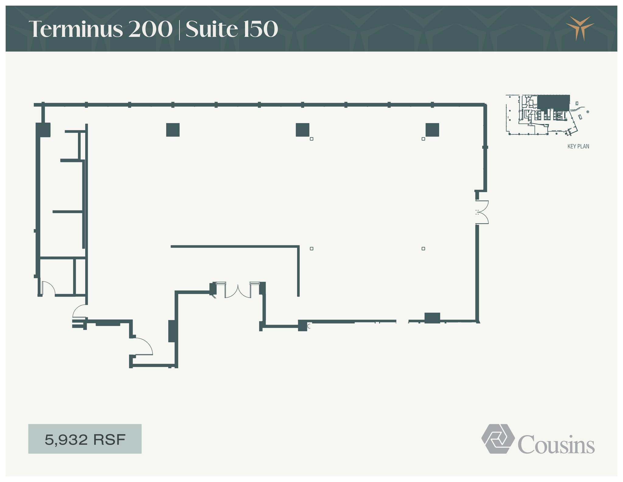 3280 Peachtree Rd, Atlanta, GA à louer Plan d’étage– Image 1 sur 4
