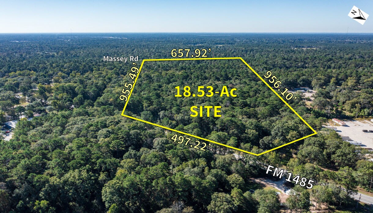 18.53+/-Ac11775 FM 1485, Conroe, TX à vendre Photo principale– Image 1 sur 9