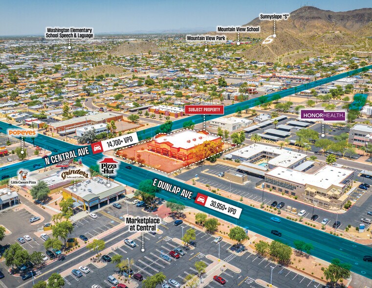 10 E Dunlap Ave, Phoenix, AZ à louer - Aérien – Image 3 sur 6