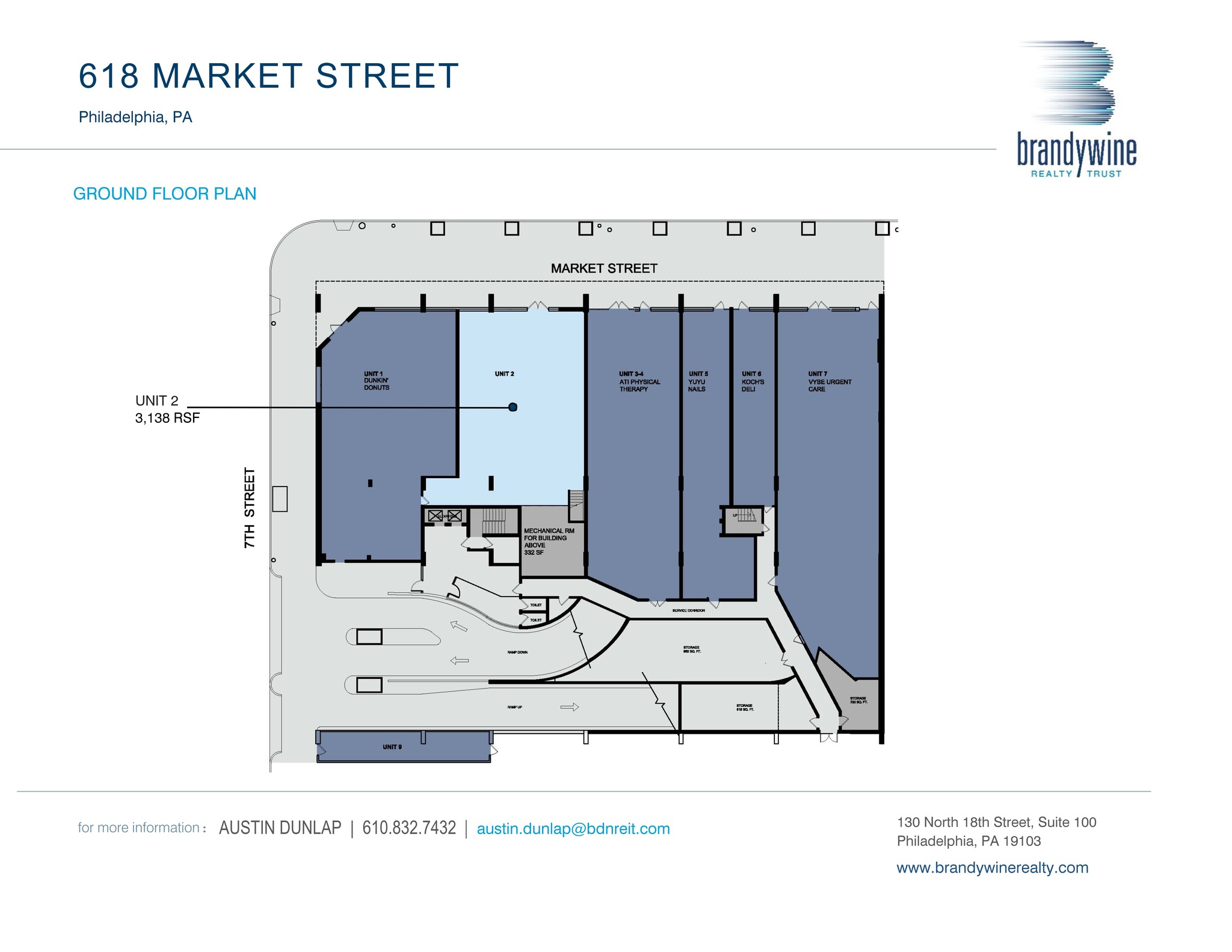 618-634 Market St, Philadelphia, PA à louer Plan de site– Image 1 sur 1