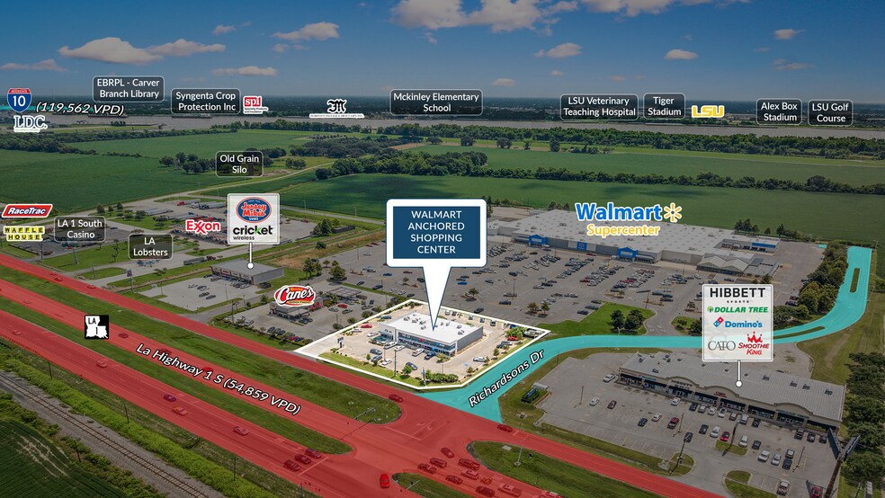 3265 Hwy 1 S, Port Allen, LA à vendre - Photo de l’immeuble – Image 3 sur 5