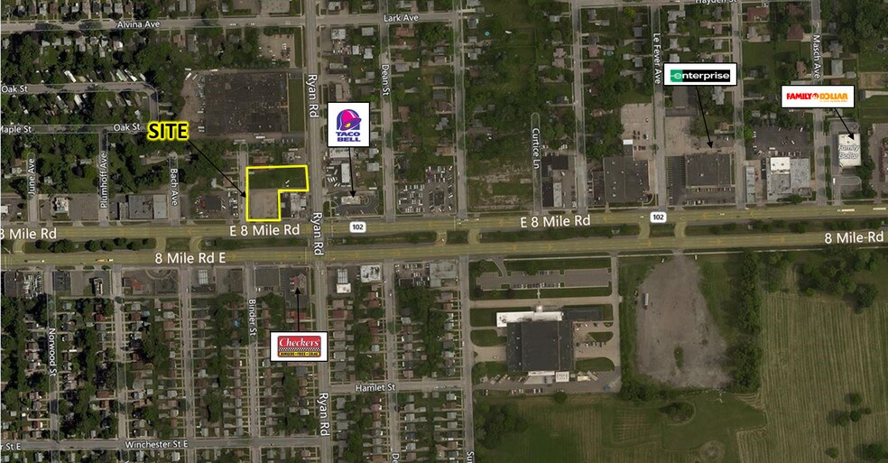 4001-4061 E 8 Mile Rd, Warren, MI à vendre - Photo de l’immeuble – Image 3 sur 5