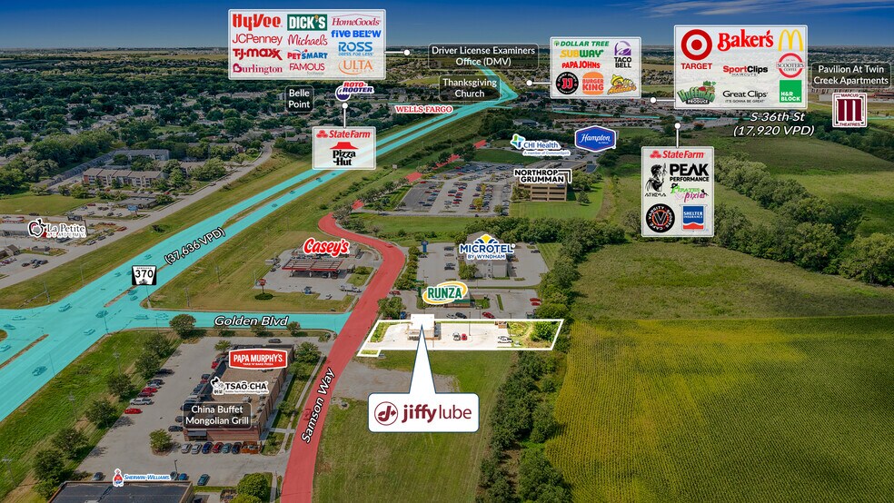 2908 Samson Way, Bellevue, NE à vendre - Photo de l’immeuble – Image 2 sur 4