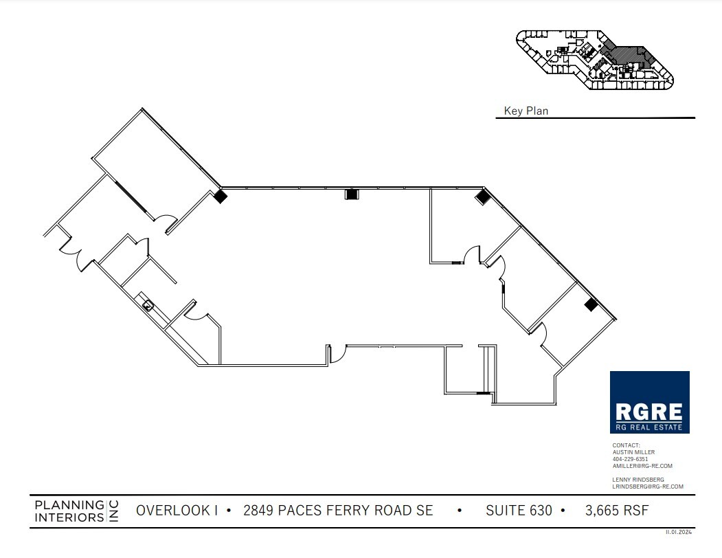 2849 Paces Ferry Rd SE, Atlanta, GA à louer Plan d’étage– Image 1 sur 1