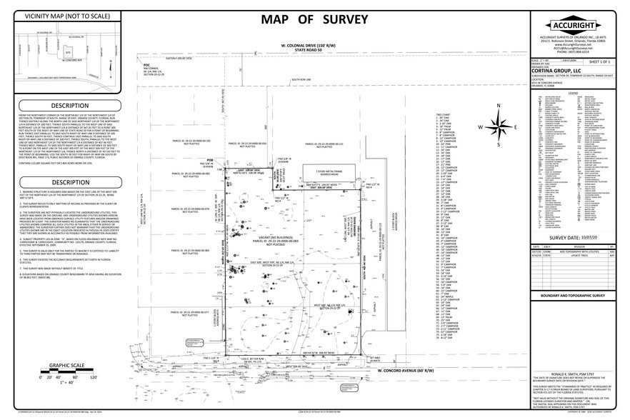 4551 W Concord Ave, Orlando, FL à louer - Plan de site – Image 2 sur 2