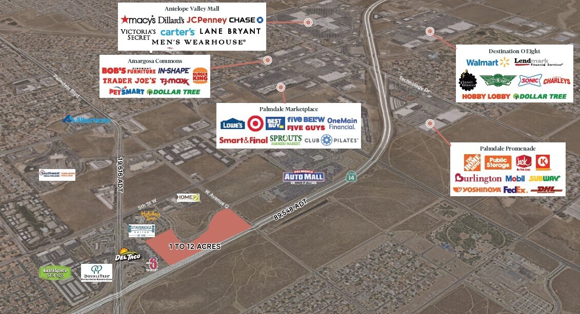 SWC Hwy 14 & W Ave Q, Palmdale, CA à vendre Photo de l’immeuble– Image 1 sur 5