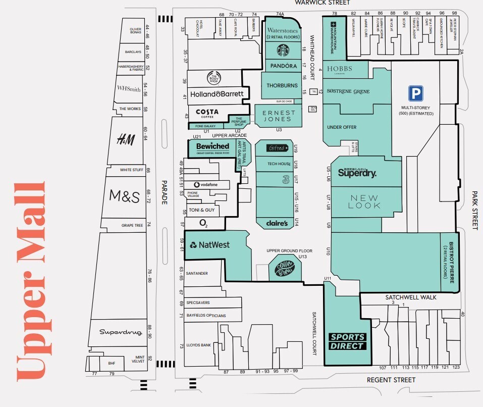 Royal Priors, Leamington Spa à louer Plan de site– Image 1 sur 1