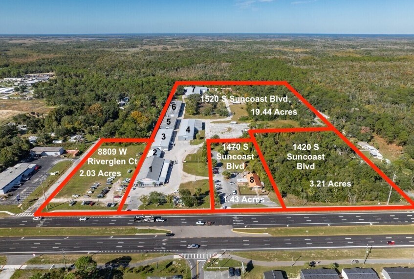 1420 S Suncoast Blvd, Homosassa, FL à vendre - Photo principale – Image 1 sur 4