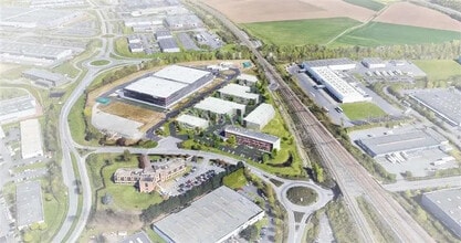 Sainghin-en-Mélantois - VUE AÉRIENNE vue de carte