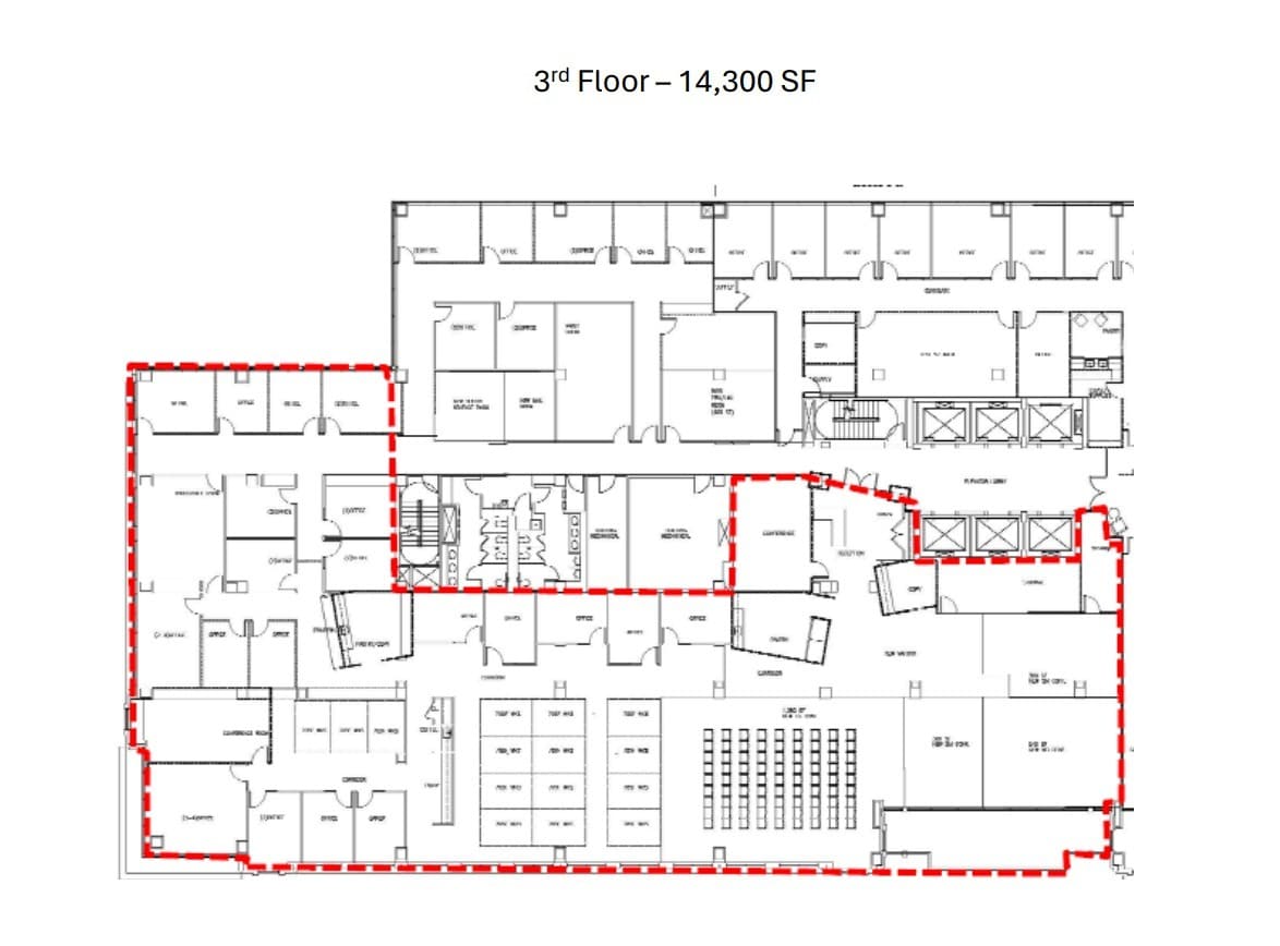 300 M St SE, Washington, DC à louer Plan d’étage– Image 1 sur 1