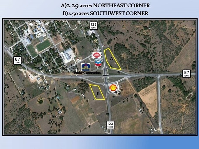Hwy 87 & State Highway 23, Stockdale, TX à vendre - Photo principale – Image 1 sur 1