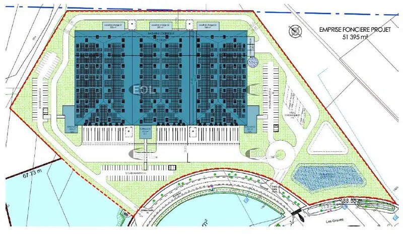 Industriel/Logistique dans Montbartier à louer Plan de site– Image 1 sur 2