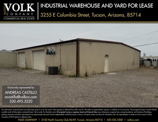 Plus de détails pour 3241 E Columbia St, Tucson, AZ - Industriel/Logistique à louer