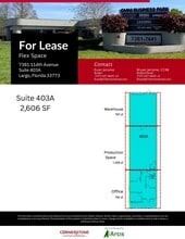 7381 114th Ave, Largo, FL à louer Plan d’étage– Image 1 sur 1
