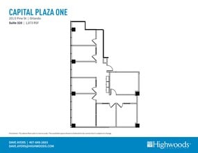 201 E Pine St, Orlando, FL à louer Plan de site– Image 1 sur 1