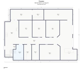 7265 Dean Martin Dr, Las Vegas, NV à louer Plan d’étage– Image 1 sur 13