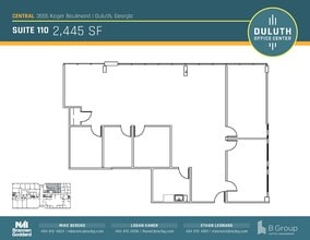 3505 Koger Blvd, Duluth, GA à louer Plan d’étage– Image 1 sur 1