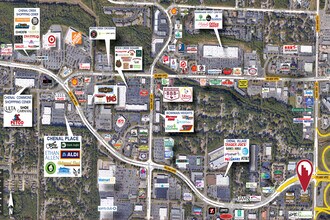 650 S Shackleford Rd, Little Rock, AR - Vue aérienne vue de carte