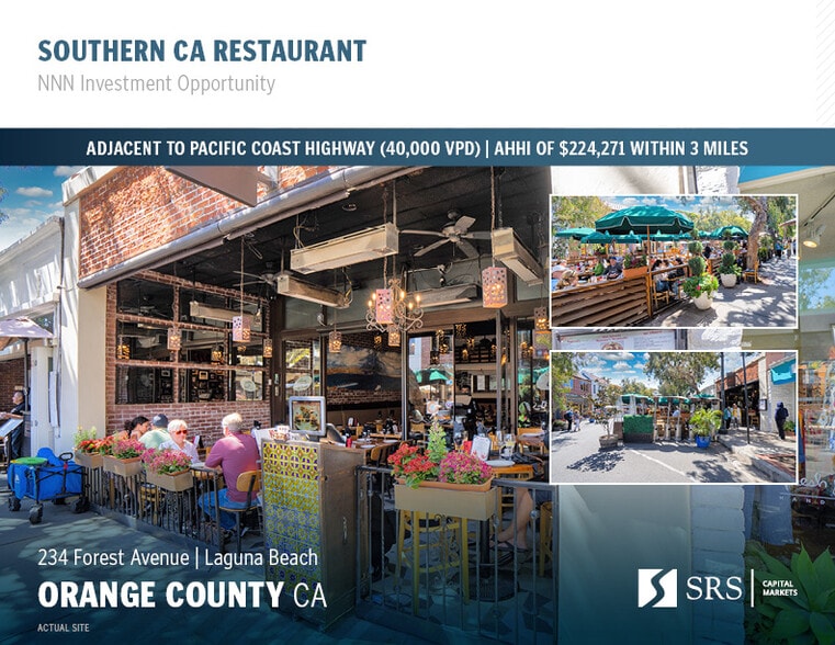 234 Forest Ave, Laguna Beach, CA à vendre - Photo principale – Image 1 sur 7